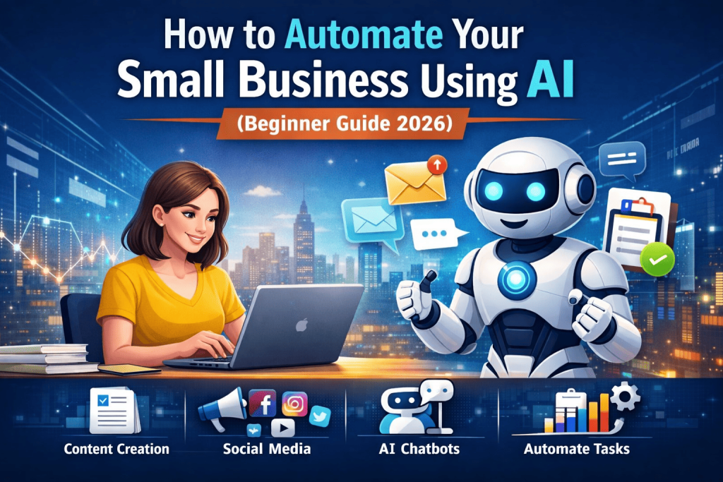 How to Automate Your Small Business Using AI (Beginner Guide 2026)