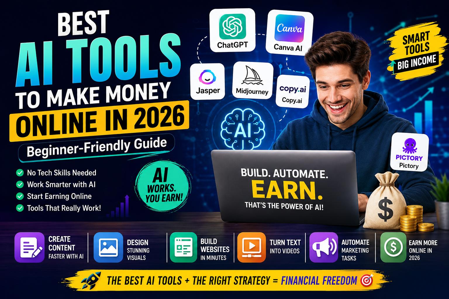 best AI tools to make money online